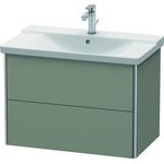 Duravit Waschtischunterbau XSQUARE 565x810x473mm steingrau seidenmatt