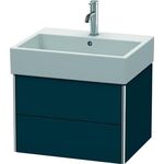 Duravit Waschtischunterbau XSQUARE 397x584x460mm nachtblau seidenmatt