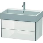 Duravit Waschtischunterbau XSQUARE 397x784x460mm weiß hochglanz