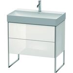 Duravit Waschtischunterbau XSQUARE 731x784x460mm weiß hochglanz
