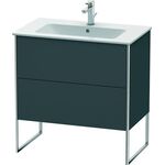 Duravit Waschtischunterbau XSQUARE 832x810x478mm graphit matt