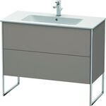 Duravit Waschtischunterbau XSQUARE 832x1010x478mm basalt matt