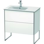 Duravit Waschtischunterbau XSQUARE 832x810x478mm, Becken links weiß matt