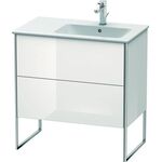 Duravit Waschtischunterbau XSQUARE 832x810x478mm Be rechts weiß hochglanz