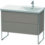 Duravit Waschtischunterbau XSQUARE Becken rechts 805x1010x473mm basalt matt