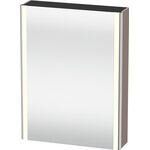 Duravit Spiegelschrank XSQUARE m Be 800x600x156mm Ans links basalt matt