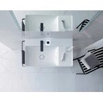 Duravit Waschtisch DURASQUARE o ÜL m HLB Be li 800x470mm 1 HL weiß