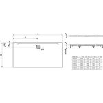Laufen Duschwanne LAUFEN PRO re-e Ab seitl lange S 1800x900x34mm we m