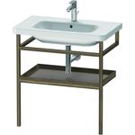 Duravit Handtuchhalter DURASTYLE 440x740mm m Abl. bas matt/nussbaum mass