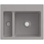 V&B Einbauspüle SUBWAY XM FLAT 585x475mm Handbet. fossil