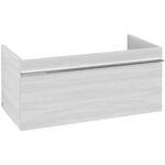 V&B Waschtischunterschrank VENTICELLO 953x420x502mm Griff chr White Wood