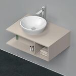 Duravit Waschtischunterbau D-NEO 1 Fach rechts 260x800x550mm taupe