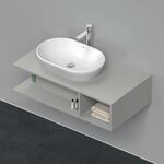 Duravit Waschtischunterbau D-NEO 1 f rechts 260x1000x550mm betongrau matt