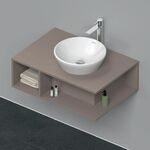 Duravit Waschtischunterbau D-NEO 1 offenes Fach 260x800x550mm basalt matt
