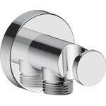 Duravit Wandanschlussbogen rd Ros mit Brausehalter bronze gebürstet