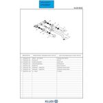 Kludi Waschtisch-Wandarmatur BOZZ DN 15 UP Ausldg Wandauslauf 180mm chr