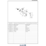 Kludi Zweiloch-Einhandmischer BALANCE UP WT Ausldg Wandauslauf 185mm vc/we
