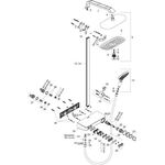 HG Showerp RAINDANCE Sel E 300 2jet SHOW DN 15, EcoSmart Version chrom