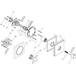 HG Fertigmontageset SHOWERSELECT GLAS Highflow f UP-Thermostat weiß/chrom