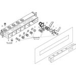 Grundkörper AXOR für Thermostatmodul Select 3 Verbraucher