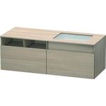 Duravit Waschtischunterbau DURASTYLE 550x1400x500mm Auss rechts pine silver