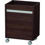 Duravit Rollcontainer KETHO 360x500x670mm Ans rechts kastanie dunkel
