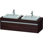 Duravit Waschtischunterbau KETHO 550x1400x426mm kastanie dunkel