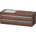 Duravit Waschtischunterbau KETHO 500x1400x496mm WT links nussbaum natur