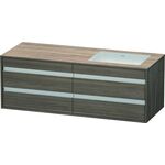 Duravit Waschtischunterbau KETHO 500x1400x496mm WT rechts pine terra