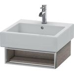 Duravit Waschtischunterbau VERO 431x450x155mm flannel grey seidenmatt