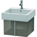 Duravit Waschtischunterbau VERO 431x450x298mm flannel grey hochglanz
