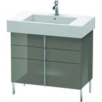 Duravit Waschtischunterbau VERO 446x800x581mm flannel grey hochglanz