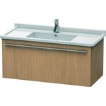 Duravit Waschtischunterbau X-LARGE 460x1000x448mm europäische eiche