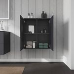 Duravit Halbhochschrank L-CUBE 700x243x800mm graphit matt