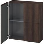 Duravit Halbhochschrank L-CUBE 700x243x800mm kastanie dunkel