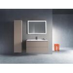 Duravit Hochschrank L-CUBE 400x243x1760mm Ans links basalt matt