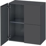 Duravit Halbhochschrank L-CUBE 700x363x800mm graphit matt