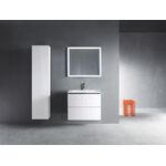 Duravit Hochschrank L-CUBE 400x363x1760mm Ans links weiß hochglanz