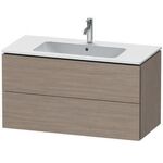 Duravit Waschtischunterbau L-CUBE 1020x481x550mm stone blue hochglanz