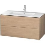 Duravit Waschtischunterbau L-CUBE 1020x481x550mm europäische eiche