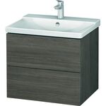 Duravit Waschtischunterbau L-CUBE 620x481x555mm pine terra