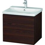 Duravit Waschtischunterbau L-CUBE 620x481x555mm nussbaum gebürstet