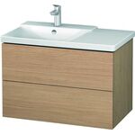 Duravit Waschtischunterbau L-CUBE 820x481x555mm europäische eiche