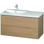Duravit Waschtischunterbau L-CUBE 1020x481x555mm europäische eiche