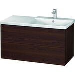 Duravit Waschtischunterbau L-CUBE 1020x481x555mm nussbaum gebürstet