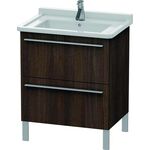 Duravit Waschtischunterbau X-LARGE 650x470x668mm kastanie dunkel