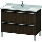 Duravit Waschtischunterbau X-LARGE 1000x470x668mm nussbaum gebürstet
