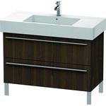 Duravit Waschtischunterbau X-LARGE 1000x470x588mm nussbaum gebürstet