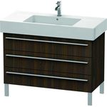 Duravit Waschtischunterbau X-LARGE 1000x470x588mm nussbaum gebürstet
