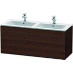 Duravit Waschtischunterbau L-CUBE 1290x481x555mm nussbaum gebürstet